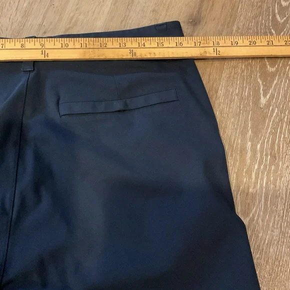 Lululemon - Commission Classic Fit Flat Front Pants - Navy Blue - Men’s 32x32 - Picture 8 of 16